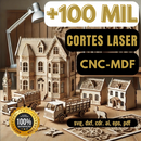 Pack + 100 Mil Arquivos Recorte Cnc Laser Router + Bônus