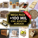 Pack + 100 Mil Arquivos Recorte Cnc Laser Router + Bônus