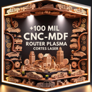 Pack + 100 Mil Arquivos Recorte Cnc Laser Router + Bônus