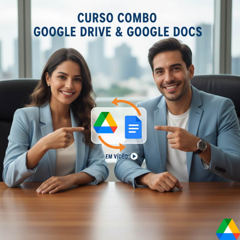 Curso Combo Google Drive e Google Docs em Vídeo + PLR com Direito de Revenda
