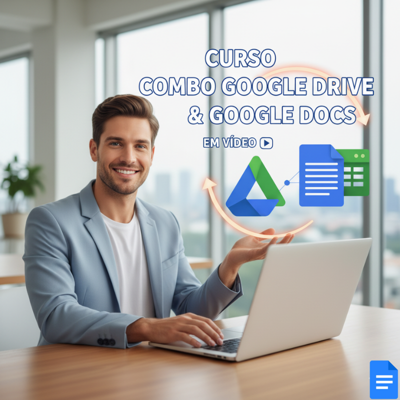 Curso Combo Google Drive e Google Docs em Vídeo + PLR com Direito de Revenda