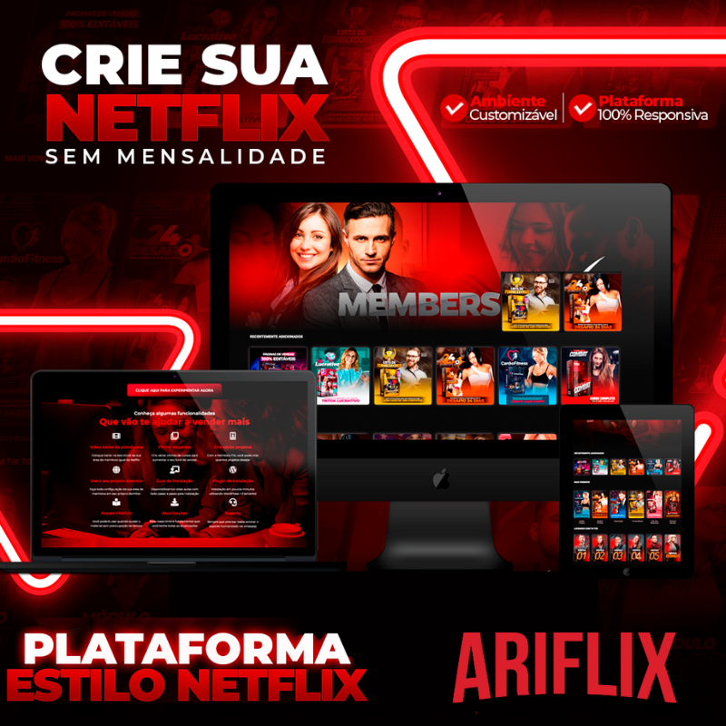Template WordPress Área de Membros 100% Editável Sem Mensalidades.