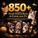 + 850 Vídeos Virais de Gatos: Vídeos Prontos para Bombar na Internet.