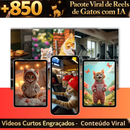 + 850 Vídeos Virais de Gatos: Vídeos Prontos para Bombar na Internet.