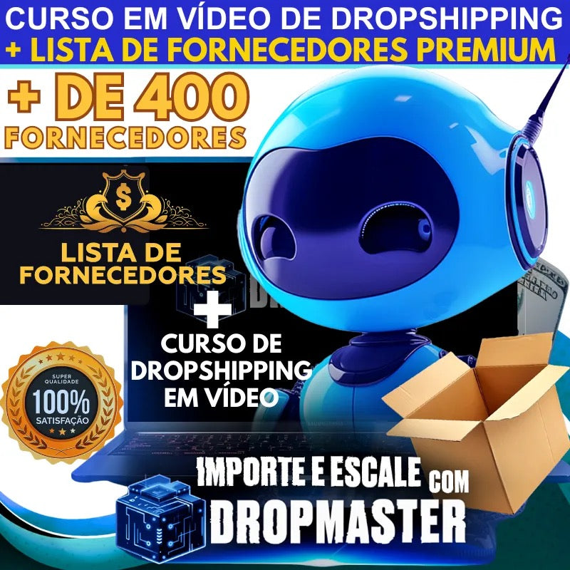 E-book: Fornecedores Premium + Curso de DropShipping