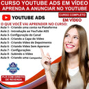 Curso Youtube Ads Em Vídeo + Plr Com Direito De Revenda