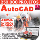 Curso Autocad 2d Em Vídeo + 250 Mil Projetos Em Autocad