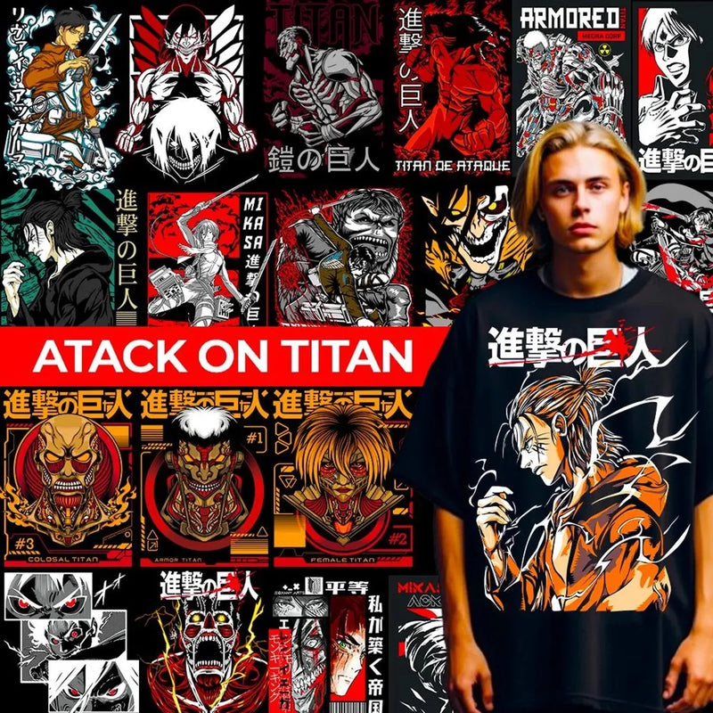 Pack Sublimação de Camisas Anime + de 2.000 Artes
