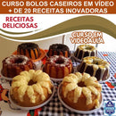 Curso Em Vídeo Bolos Caseiros + De 20 Receitas + PLR com Direito de Revenda
