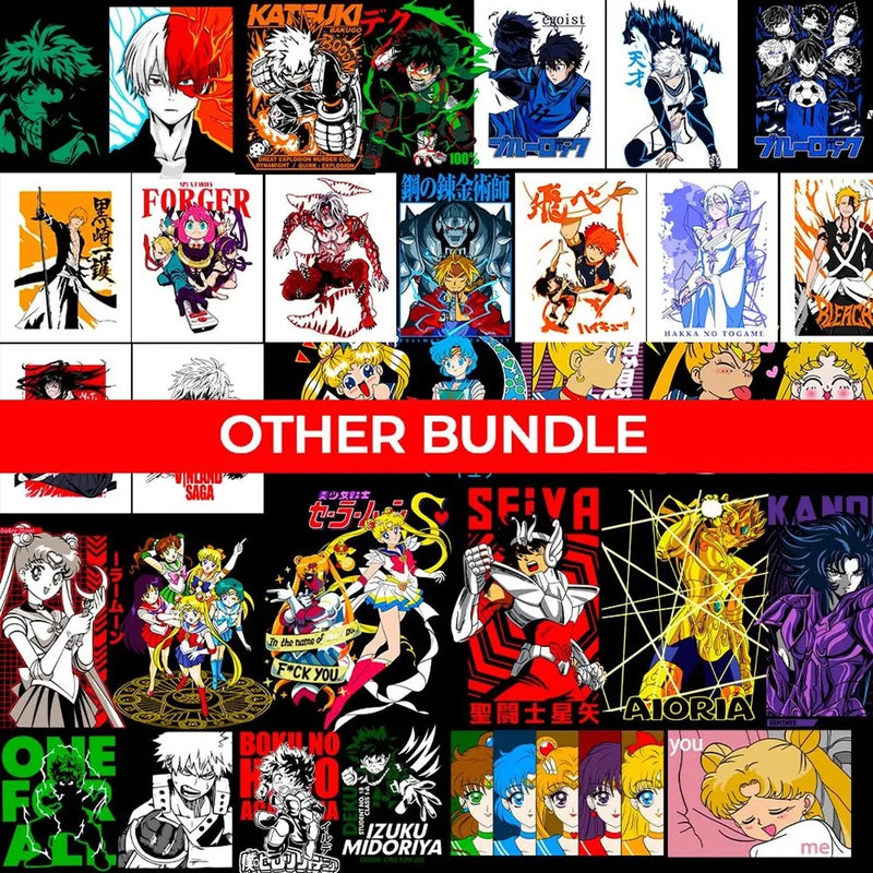 Pack Sublimação de Camisas Anime + de 2.000 Artes