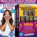 Mega Pack Canva Premium + 12 Mil Arquivos Prontos.