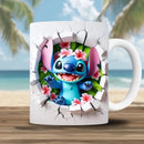 Kit Artes Sublimação Canecas Stitch + De 500 Estampas 2d 3d