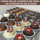 Curso Em Vídeo Bolos Caseiros + De 20 Receitas + PLR com Direito de Revenda