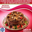 Curso Em Vídeo Bolos Caseiros + De 20 Receitas + PLR com Direito de Revenda