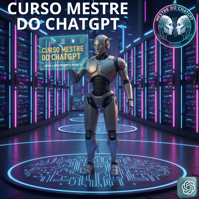 Curso Mestre do ChatGPT em Vídeo + 2 Mil Prompts Prontos