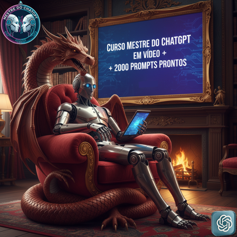 Curso Mestre do ChatGPT em Vídeo + 2 Mil Prompts Prontos