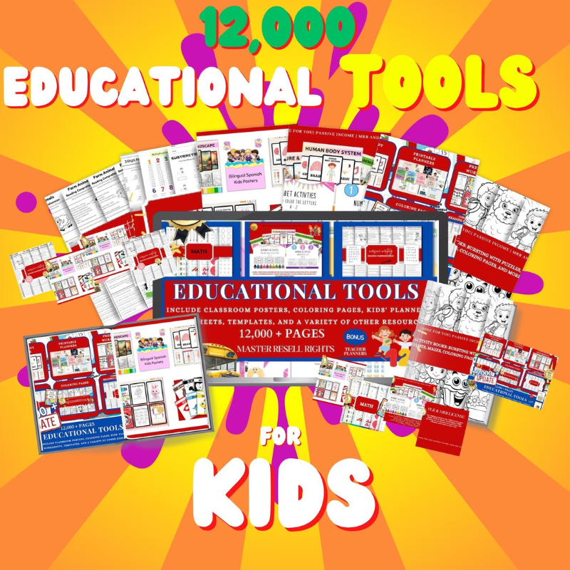 Mais de 12.000 Atividades KIDS para impressão (INGLÊS)