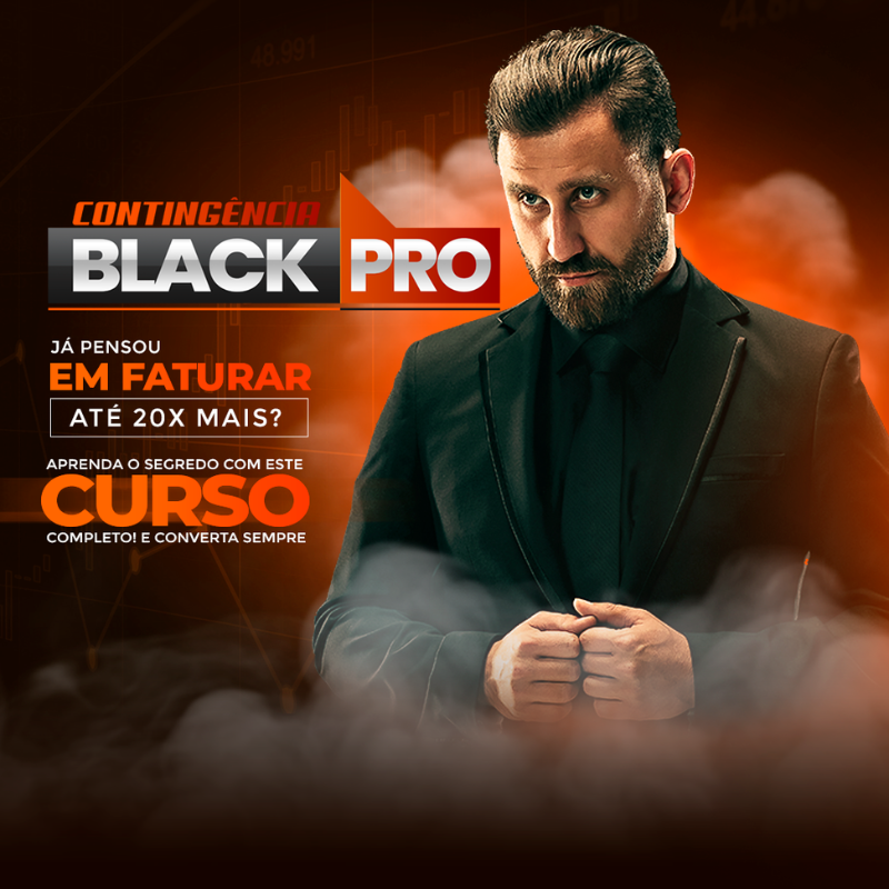 Contingência BLACK PRO + Certificado PLR com Direito de Revenda