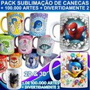 Pack Sublimação Canecas Mais De 100.000 + Divertidamente 2