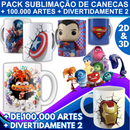 Pack Sublimação Canecas Mais De 100.000 + Divertidamente 2