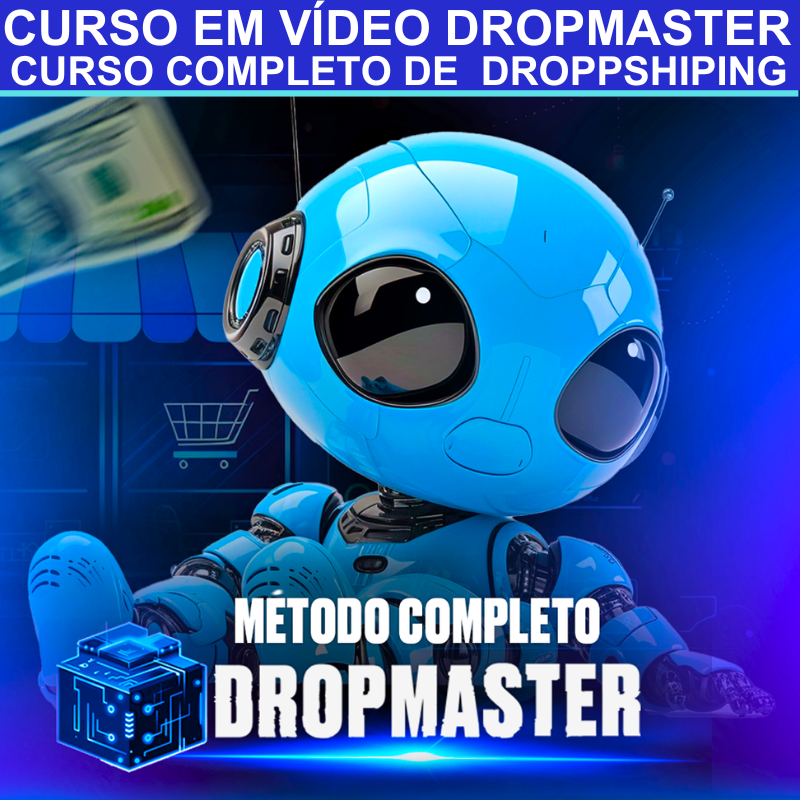 Curso em Vídeo Dropmaster; Curso de DropShipping + PLR Direito de Revenda