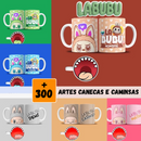 Pack Artes Labubu Sublimação Canecas e Camisas + de 300 Estampas