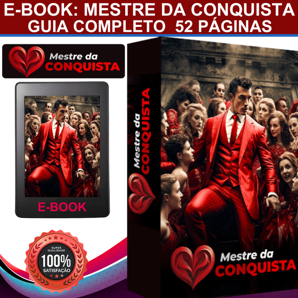 E-book Mestre da Conquista + Certificado PLR com Direito de Revenda