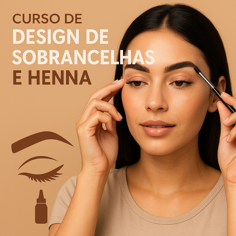 Curso em Vídeo de Design de Sobrancelhas e Henna