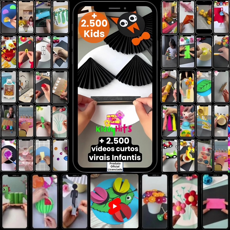 Vídeos Virais Kids + 2.500 para Pais, Professores e Criadores do conteúdo